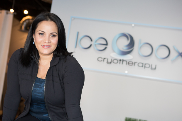 Whole Body Cryotherapy Icebox Woman