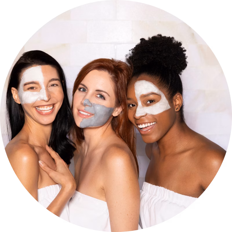 skin circle mask facial icebox